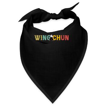 Wing Chun - Bandana - Schwarz - Vorne