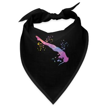 Synchronisierter Wassertaucher High Diver - Bandana - Schwarz - Vorne
