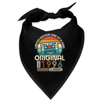 1996 Geburtstagsgeschenk 1996 Jahrgang 1996 Geschenk - Bandana - Schwarz - Vorne