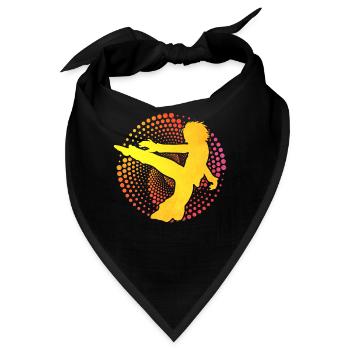 Capoeira - Bandana - Schwarz - Vorne