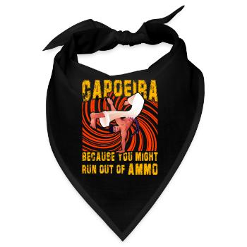 Capoeira, weil dir die Munition ausgehen könnte - Bandana - Schwarz - Vorne