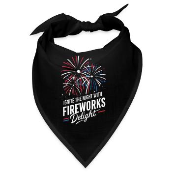 Pyrotechniker Feuerwerk Pyrotechnik - Bandana - Schwarz - Vorne