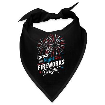 Pyrotechniker Feuerwerk Pyrotechnik - Bandana - Schwarz - Vorne