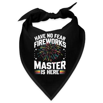 Pyrotechniker Feuerwerk Pyrotechnik - Bandana - Schwarz - Vorne