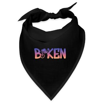 Biken - Bandana - Schwarz - Vorne
