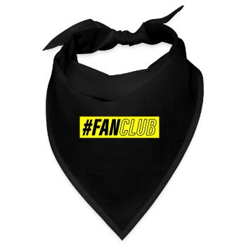 Fan Club Verein - Bandana - Schwarz - Vorne