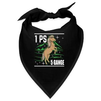 Islandpferd - Bandana - Schwarz - Vorne