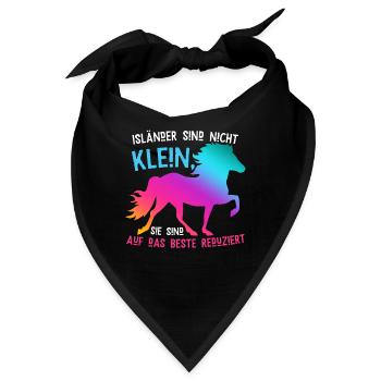 Islandpferd - Bandana - Schwarz - Vorne