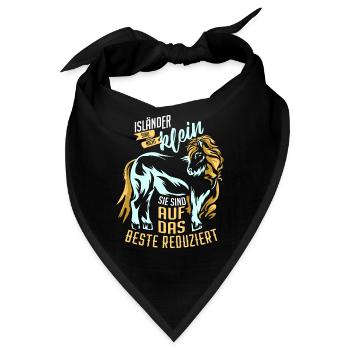 Islandpferd - Bandana - Schwarz - Vorne