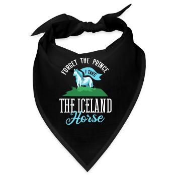 Islandpferd - Bandana - Schwarz - Vorne