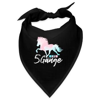 Islandpferd - Bandana - Schwarz - Vorne