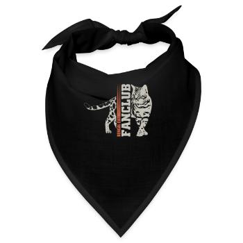 Bengal cat - Bandana - Schwarz - Vorne