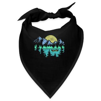 0 - Bandana - Schwarz - Vorne