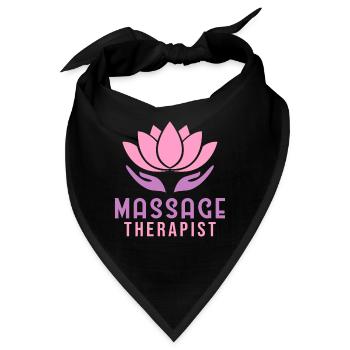 MASSAGE THERAPIST Massage therapist - Bandana - Schwarz - Vorne