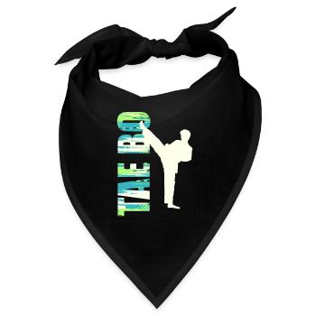 Tae Bo, internationale Kampfsportart - Bandana - Schwarz - Vorne