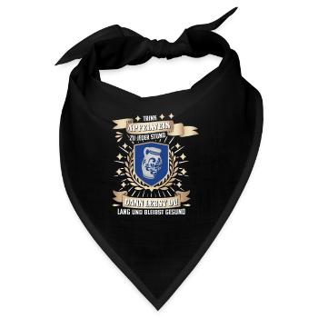 Hessischer Äppler, Apfelwein - Bandana - Schwarz - Vorne