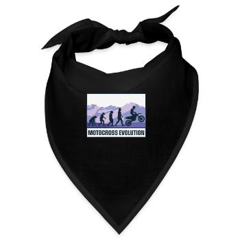 Motocross Evolution - Bandana - Schwarz - Vorne