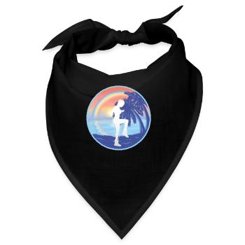 Rope Jumping Rope Jumping Frau - Bandana - Schwarz - Vorne
