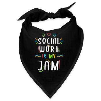 School Social Work Month Social - Bandana - Schwarz - Vorne