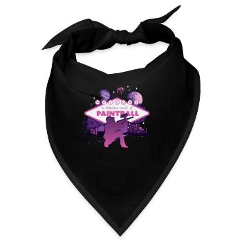 Fabelhafte Welt des Paintball - Bandana - Schwarz - Vorne