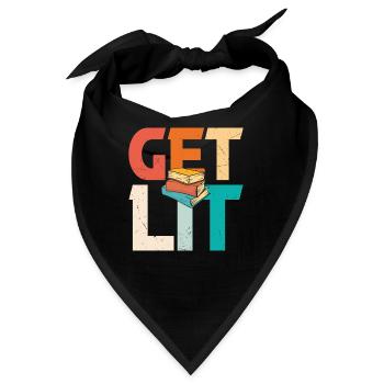 Erhalten Sie Lit Books- - Bandana - Schwarz - Vorne
