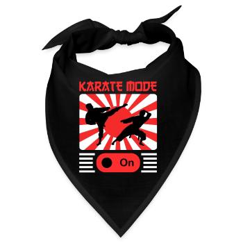 Karate Black Belt Gi Uniform - Bandana - Schwarz - Vorne