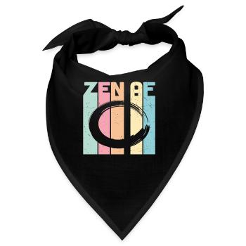 Zen Af Retro - Bandana - Schwarz - Vorne