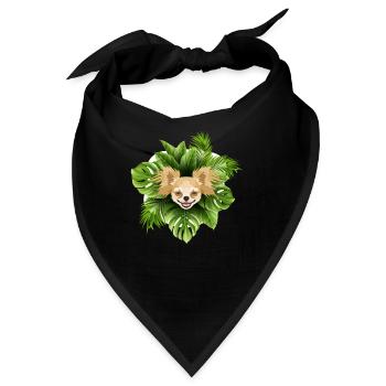 Tropical Chihuahua - Bandana - Schwarz - Vorne