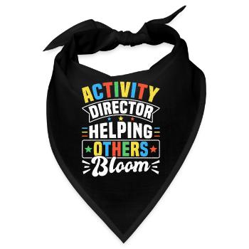 Awesome Activity Director - Bandana - Schwarz - Vorne