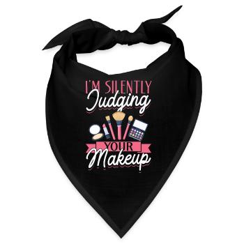 MUA Beautician Make Up Artist I'm - Bandana - Schwarz - Vorne