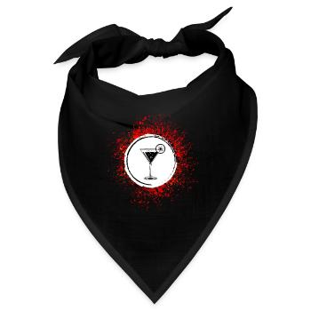 Tequilla Alkohol - Bandana - Schwarz - Vorne