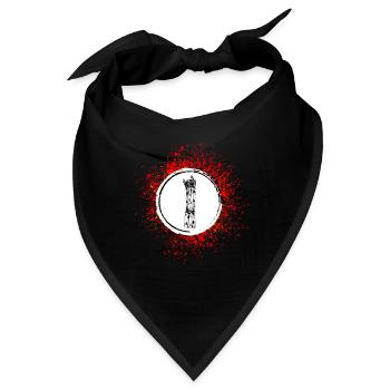 Spargel icon - Bandana - Schwarz - Vorne