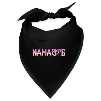 Namaste Yoga - Bandana - Schwarz - Vorne