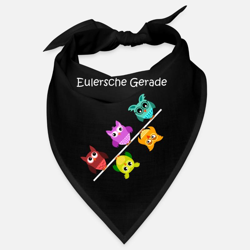 Eulersche just, owls, gift for mathematicians Bandana