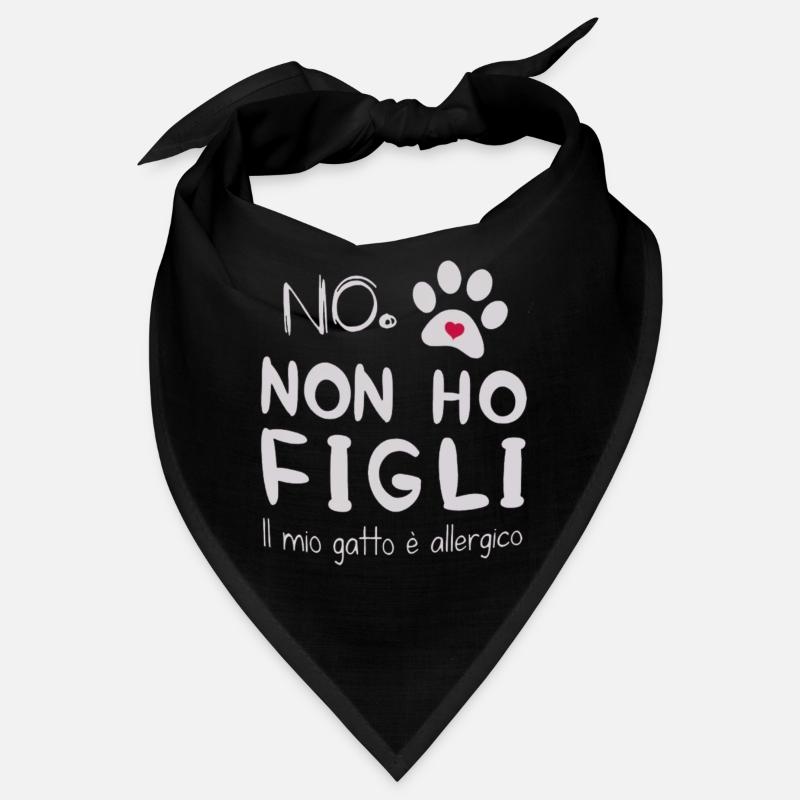 white allergic cat Bandana