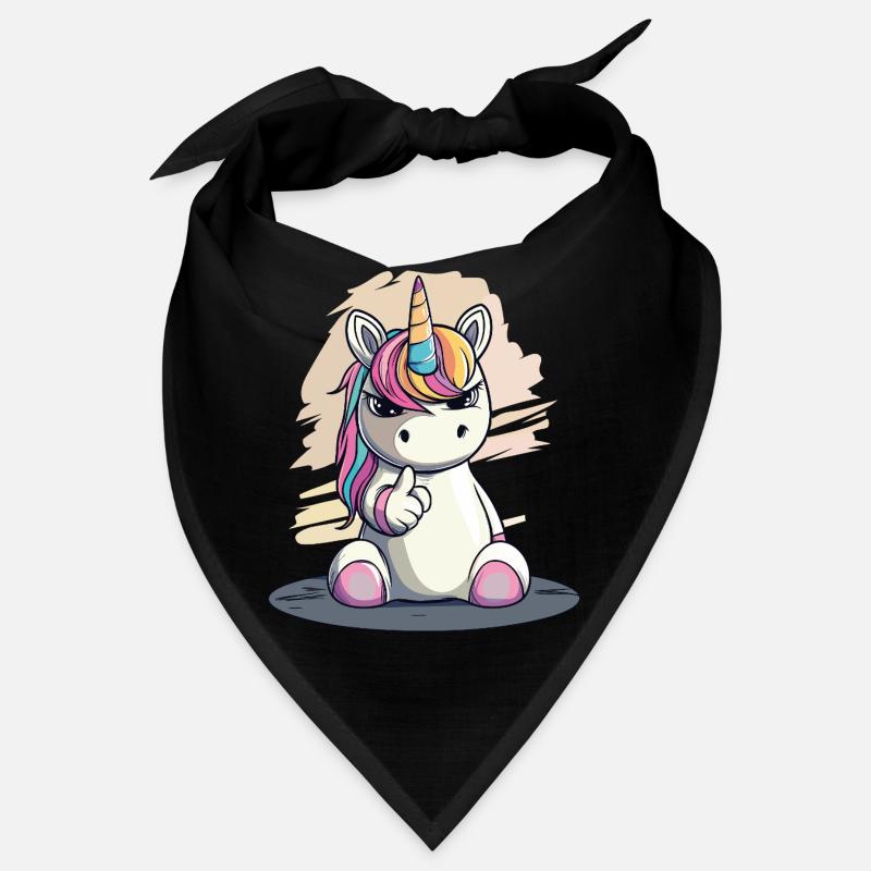 Licorne effrontée avec index – Mignon et cool Bandana