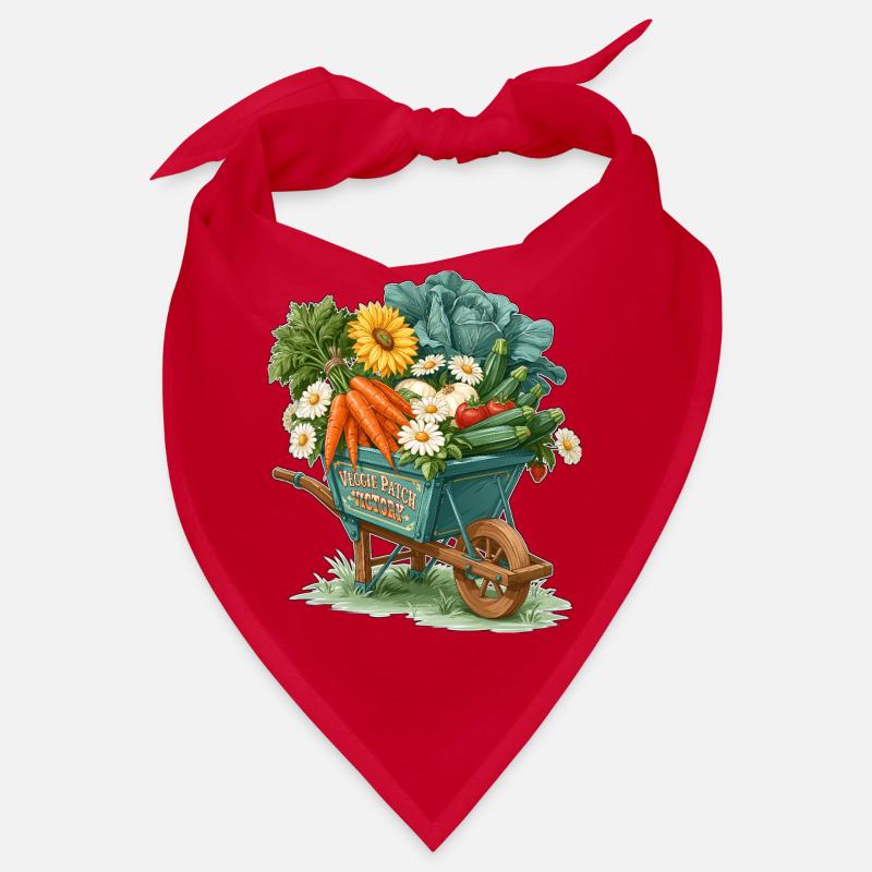Veggie Patch Victory Garden Schubkarre - Bandana - Rot