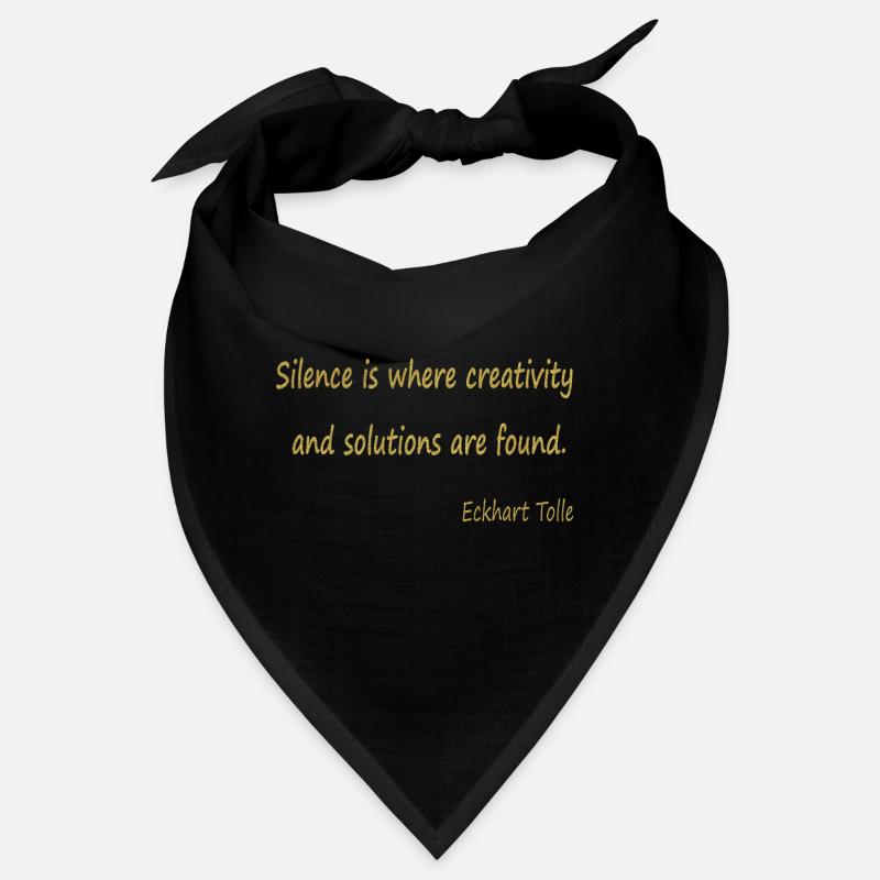 Silence and Creativity Bandana