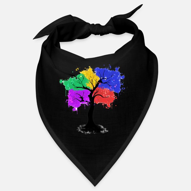 Color Tree Bandana