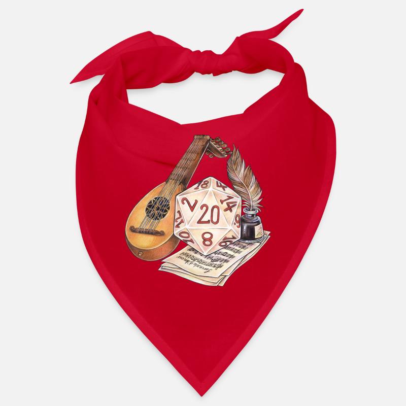 Role Playing Game Tabletop D20 Dice Gift Bard Bandana