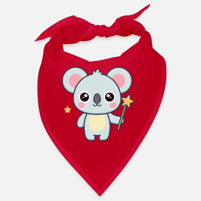 Koala Magicien Pastel Étoilé Bandana