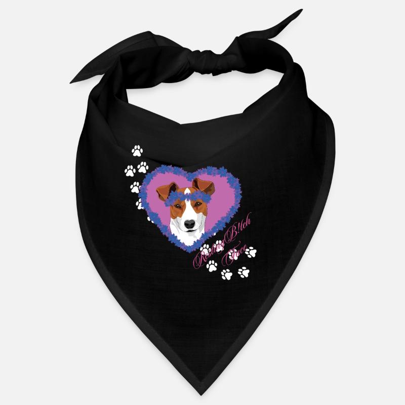 Ruhegesicht Jack Russel Bandana