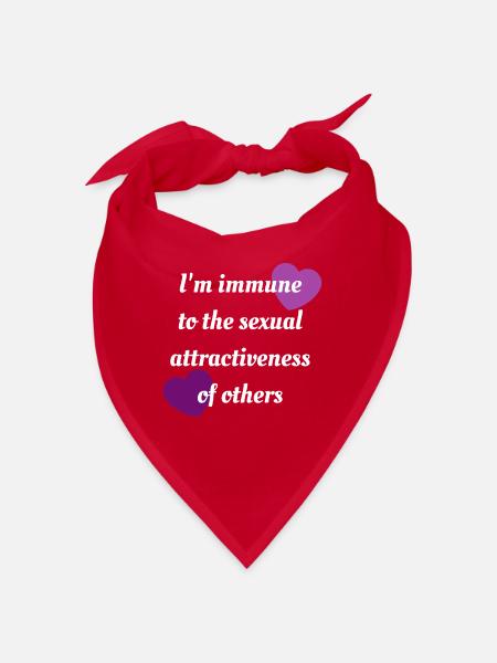Asexuelle Immunität - Bandana - Rot - Vorne