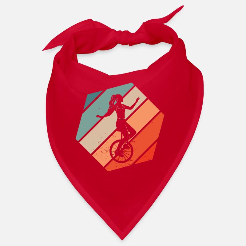 Einrad Einradfahrerin Einradfahrer Einradfahren Bandana