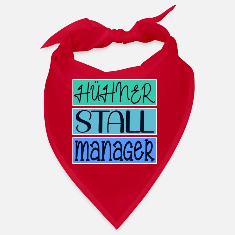 HÜHNERSTALL MANAGER HÜHNER - Bandana - Rot