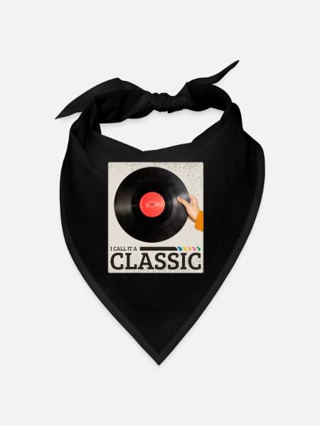 I Call It A Classic Vinyl Retro Musik Schallplatte - Bandana - Rot