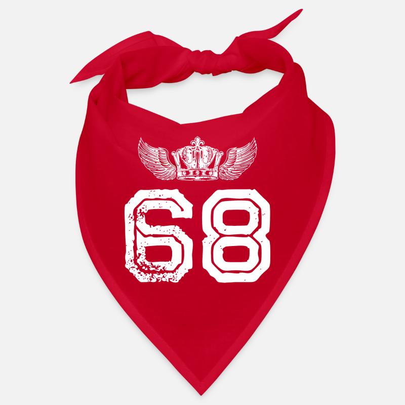 68 Number crown Bandana