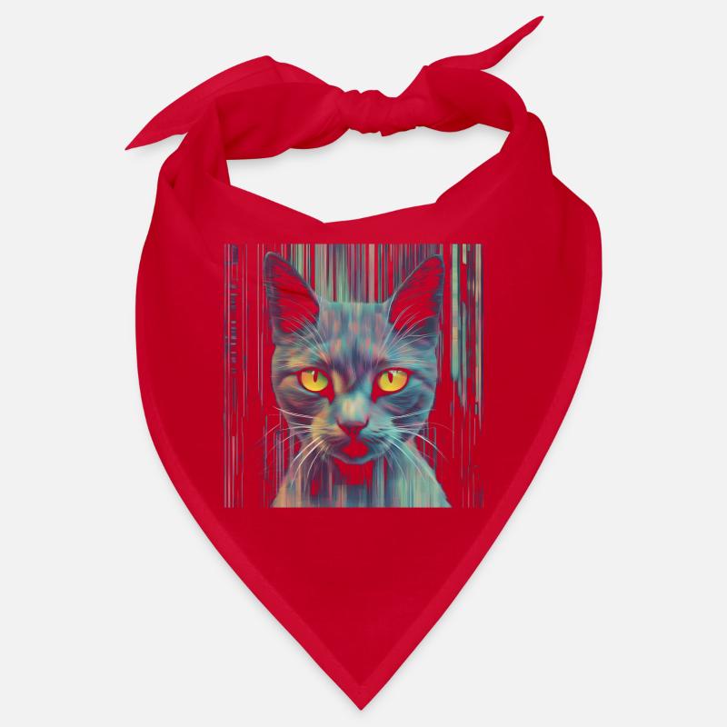 Katze Glitch Bandana