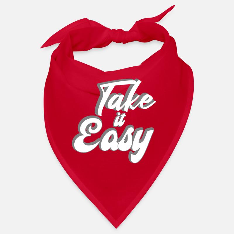 Take it Easy Design Bandana