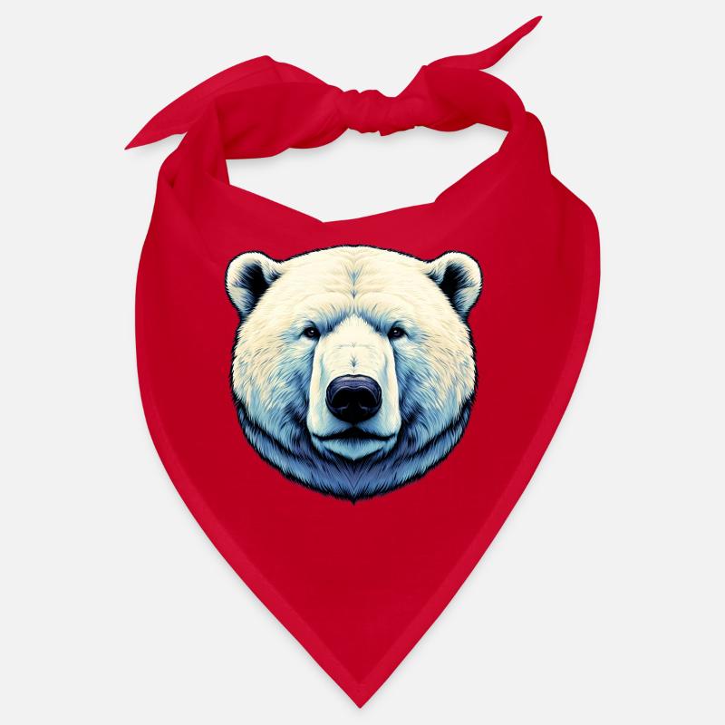 White polar bear Bandana
